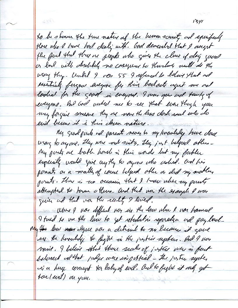 Dr John WorldPeace 2008 Prison Journal